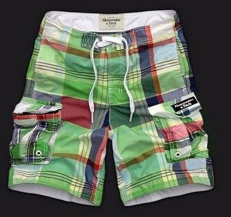 Abercrombie Fitch Hombres Nado Playa Cortos AF7673